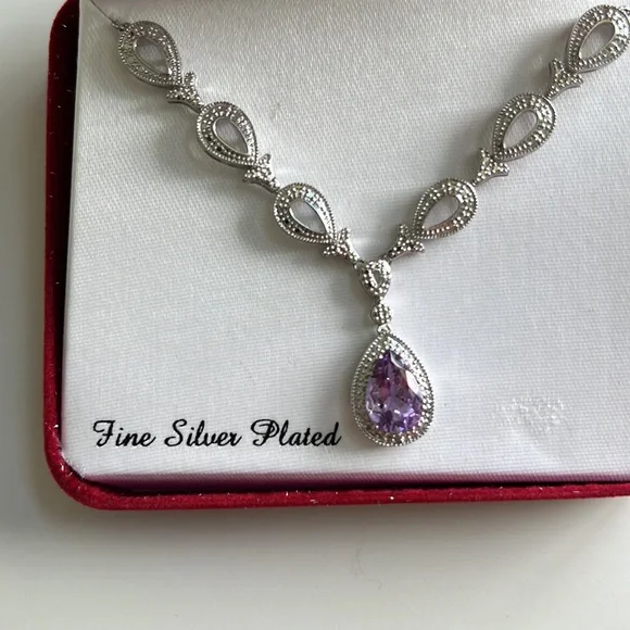 Genuine Amethyst Necklace - Picture 7 of 7
